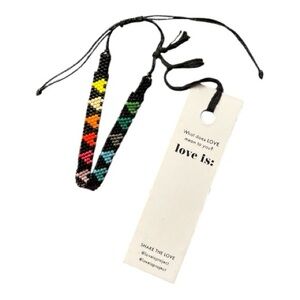 LOVE IS PROJECT Colorful Woven Friendship Bracelet